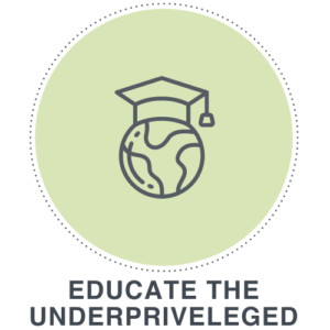 Educate the underprivileged