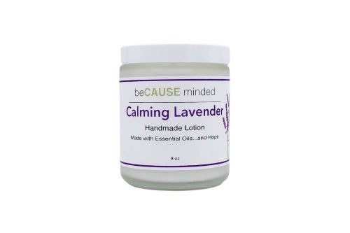 Calming lavender lotion