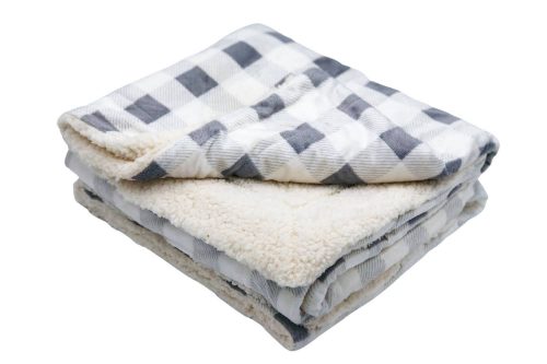 Gray Sherpa blanket